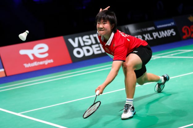 อากาเนะ ยามากูชิ ตบเสียว เหอ ปิงเจียว Akane YAMAGUCHI [2] bt HE Bing Jiao [6] : Victor Denmark Open 2021